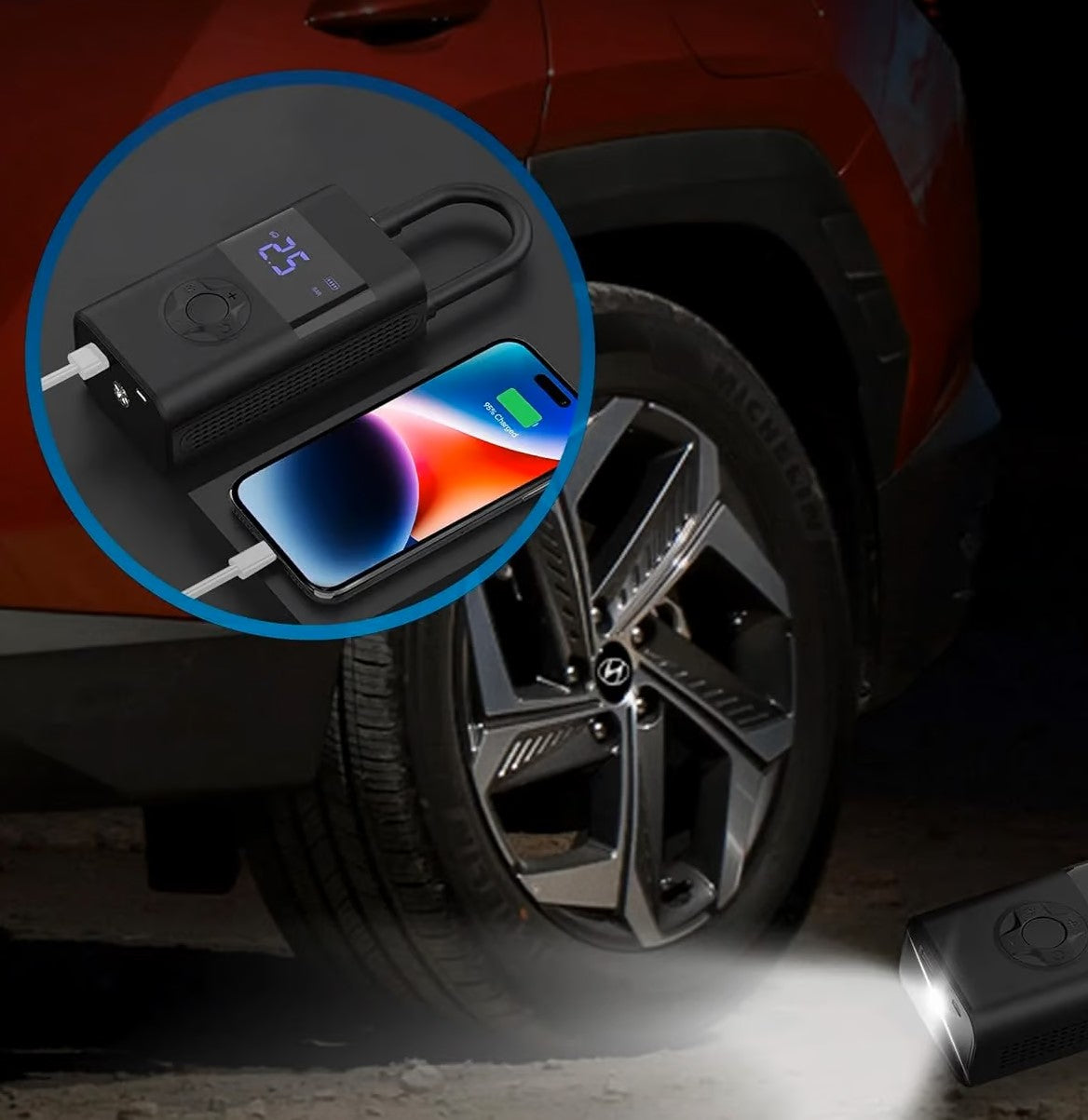AirPro CarSuper ™ Portable Tire AirPump - (Free Shipping)
