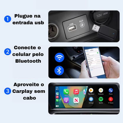 WirePro CarSuper ™  Carplay/Android Wireless Adapter
