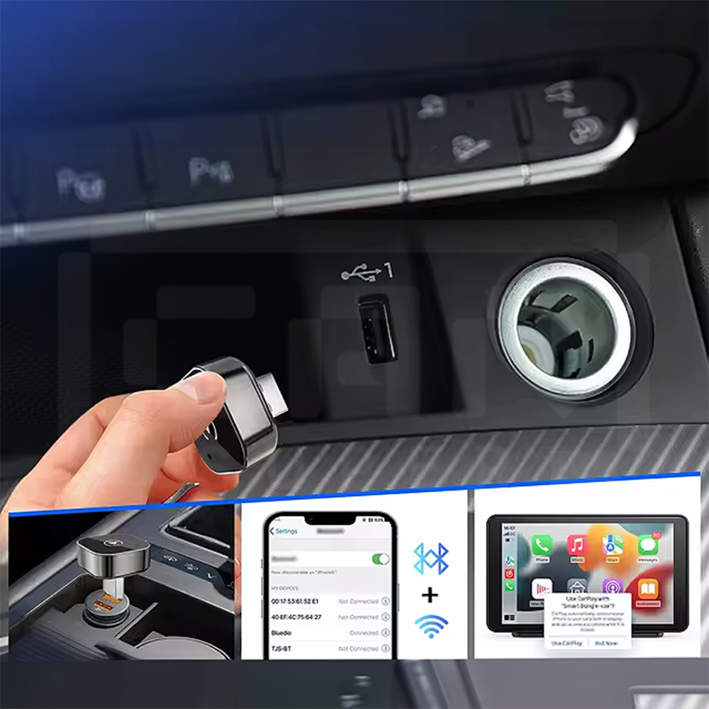 ConectPlay CarSuper™ Wireless CarPlay/Android Auto Adapter