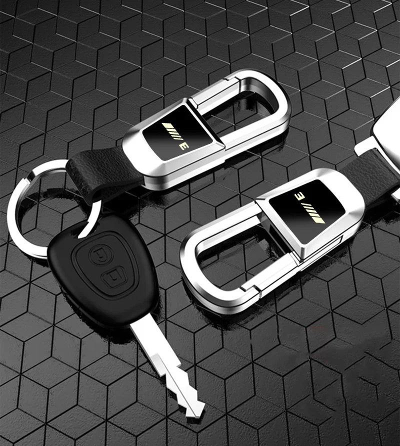 LeatherKey CarSuper Leather Anti-lost